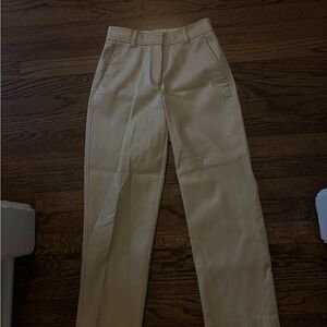 Ariztia Babaton light tan leather pants